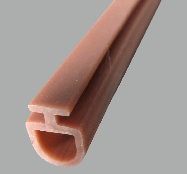 Custom Silicone PVC TPE TPV Santoprene rubber wedge aluminum doors windows seal strip