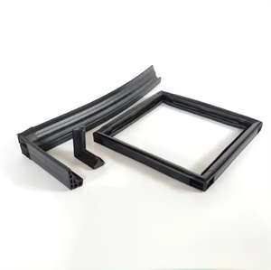 Rectangle aluminium window frame rubber gasket seals with welded corner connectors