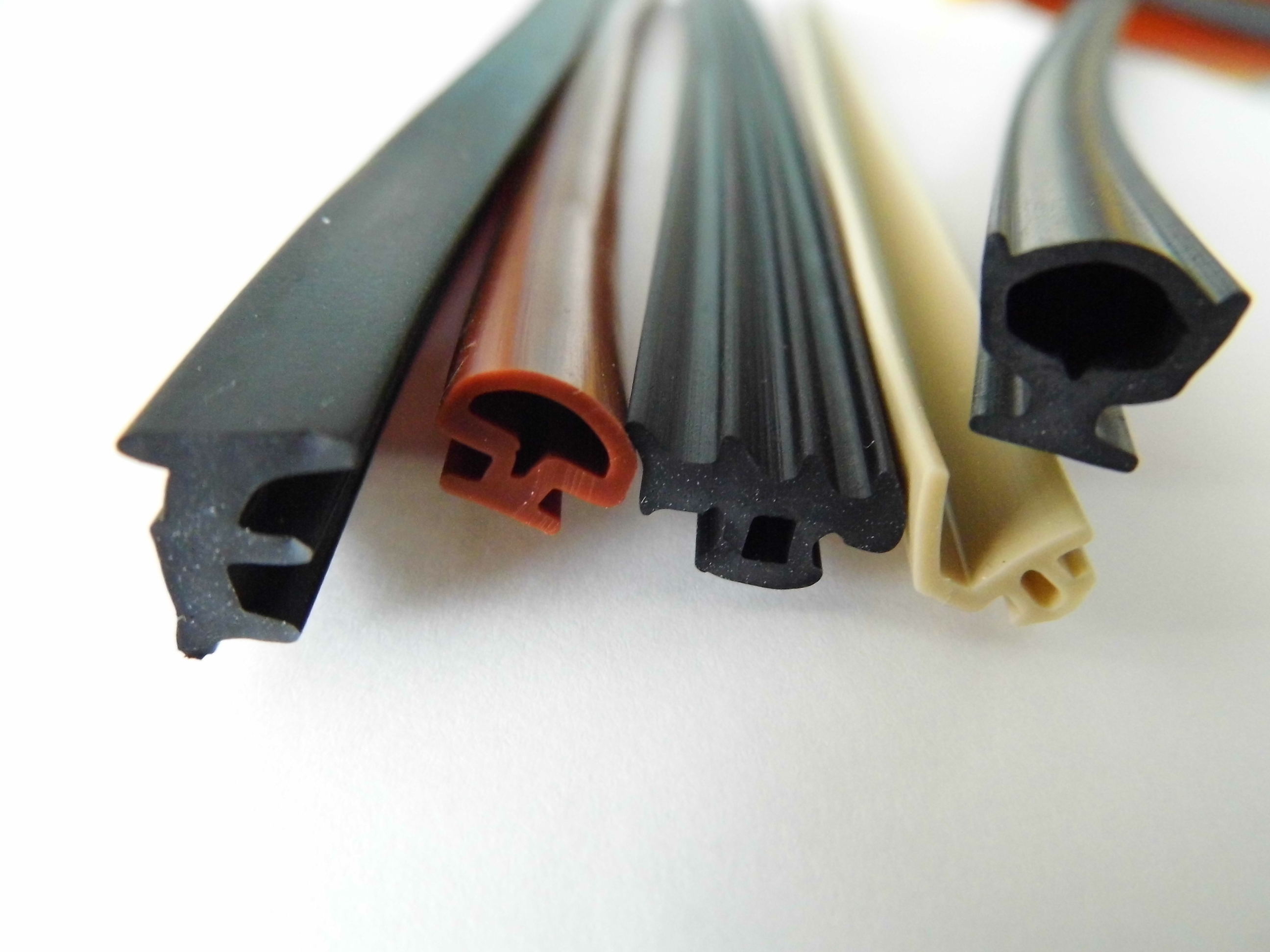 Glass edge EPDM rubber protection sealing strip PVC seal wedge for glazing