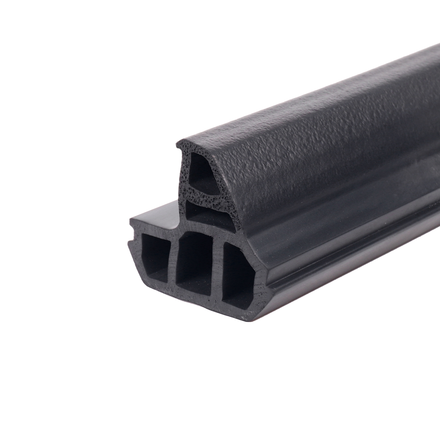 Co-extruded EPDM rubber seal strip foam gasket for aluminum window and door