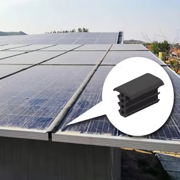 T shaped solar power photovoltaic panels waterproof EPDM silicone rubber gasket sealing strip