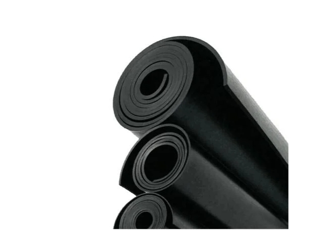 Oil and wear-resistant rubber sheet and insulation PVC setting block