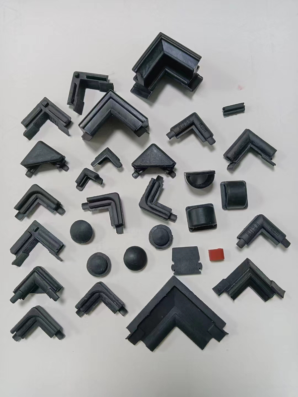 Aluminum alloy window rubber gasket sealing strip corner connectors